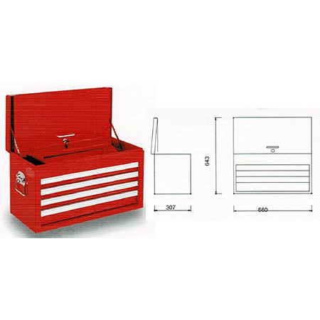 Кутија со алатки за врвни гради - WEP222-4AX